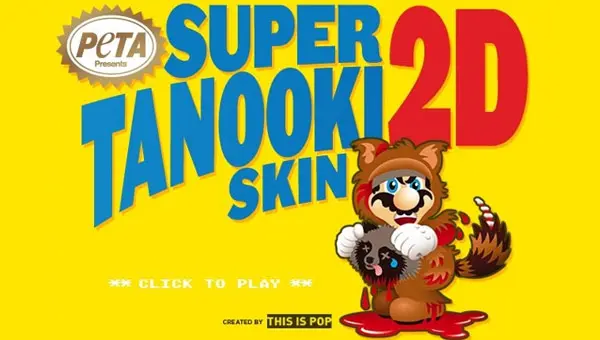 Peta attacks Tanooki Mario Peta attacks Tanooki Mario