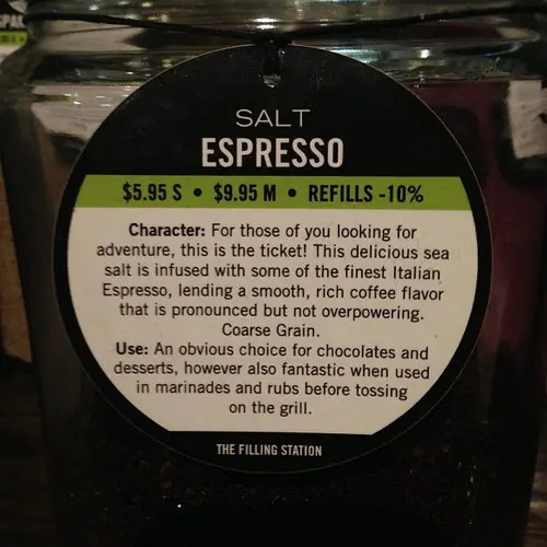 Espresso Brava Sea Salt - Fusion ® photo credit :GSERVO