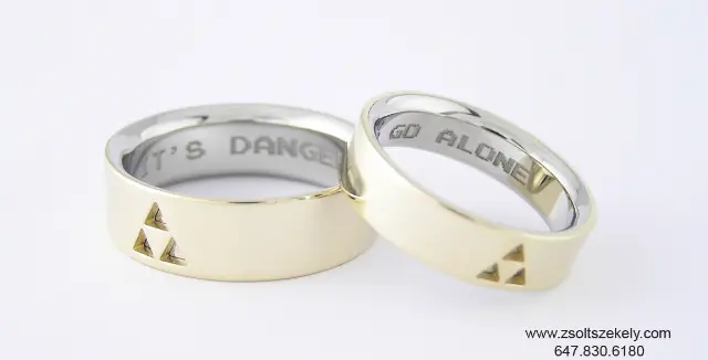 Zsoltszekely.com Zelda Wedding Bands