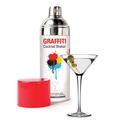 GRAFFITI SPRAY PAINT COCKTAIL SHAKER