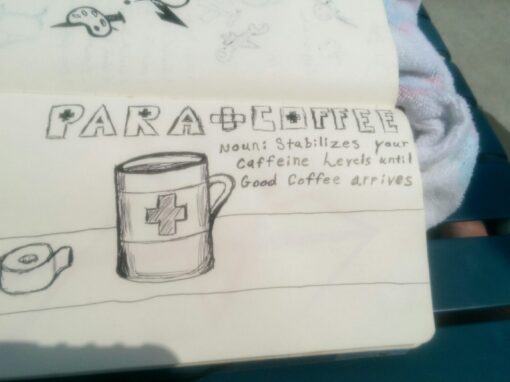 Coffee doodle: para coffee Coffee doodle: para coffee