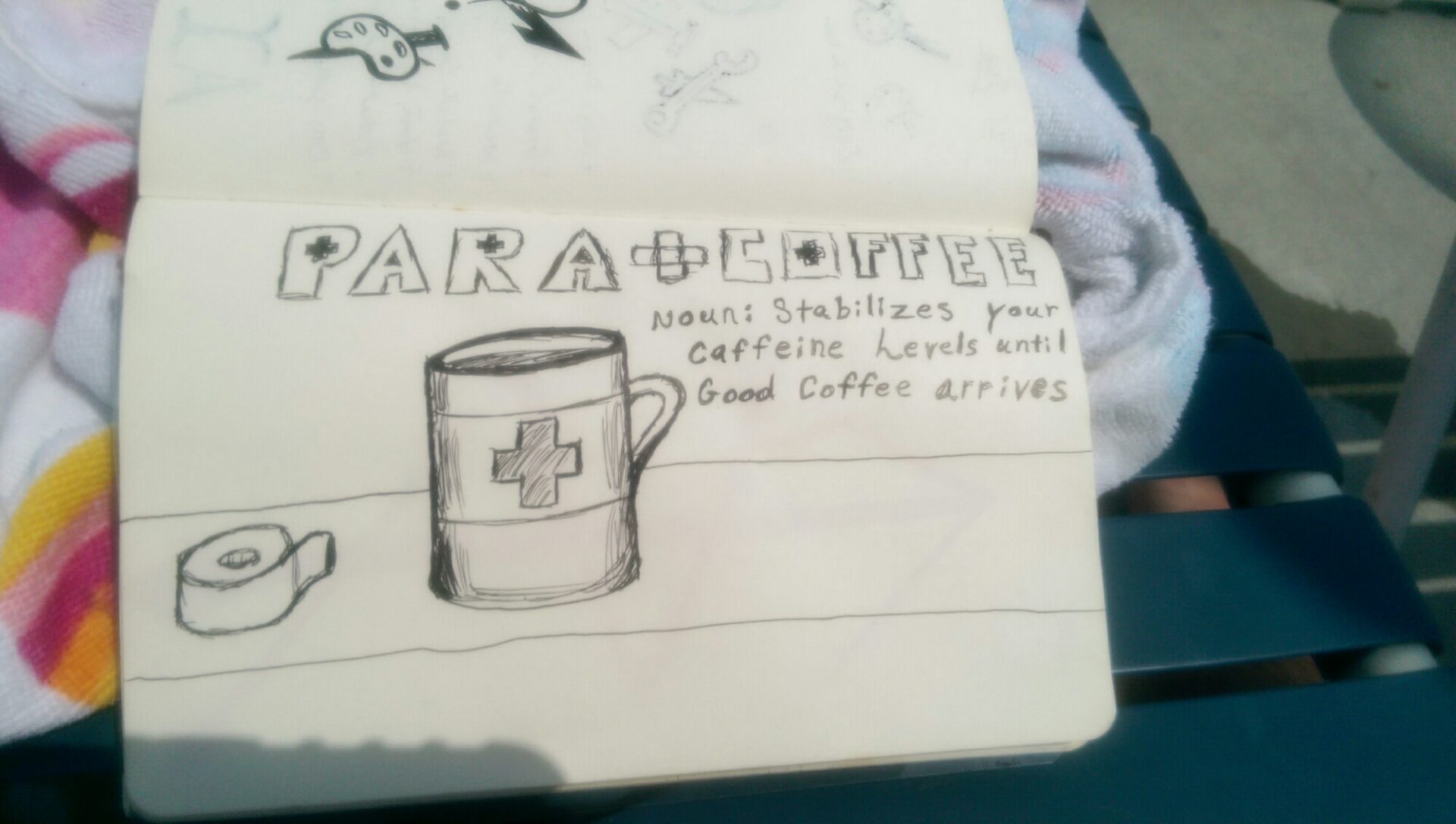Coffee doodle: para coffee