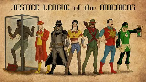 Justice League meets the Wild West