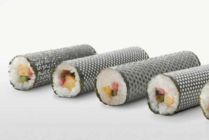 Laser Cut Sushi, Designer Nori