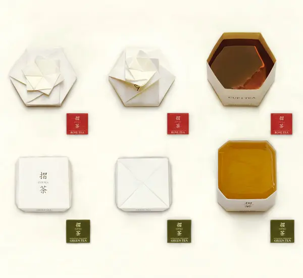 Origami Cuptea Teabag