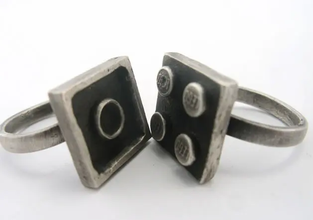 Interlocking Lego Promise Rings