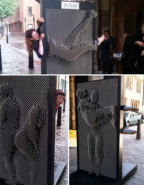 Life-Sized Pin Art