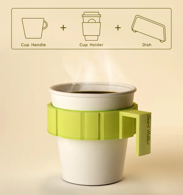 Smart Holder Ã¢â‚¬â€œ Coffee Cup Sleeve by Jongwoo Choi