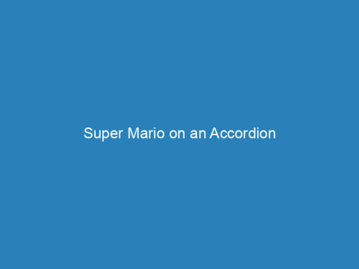 Super Mario on an Accordion