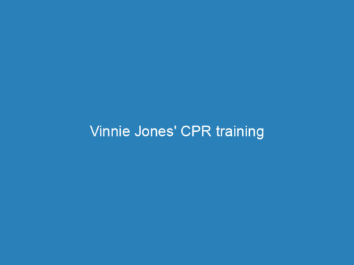 Vinnie Jones’ CPR training