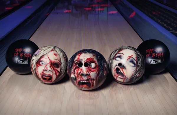 Zombie Head Bowling Balls